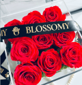 Deluxe 9 Roses Box2 - BLOSSOMY