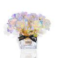 galaxy roses in vase - BLOSSOMY