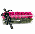 infinity rose box pink - BLOSSOMY