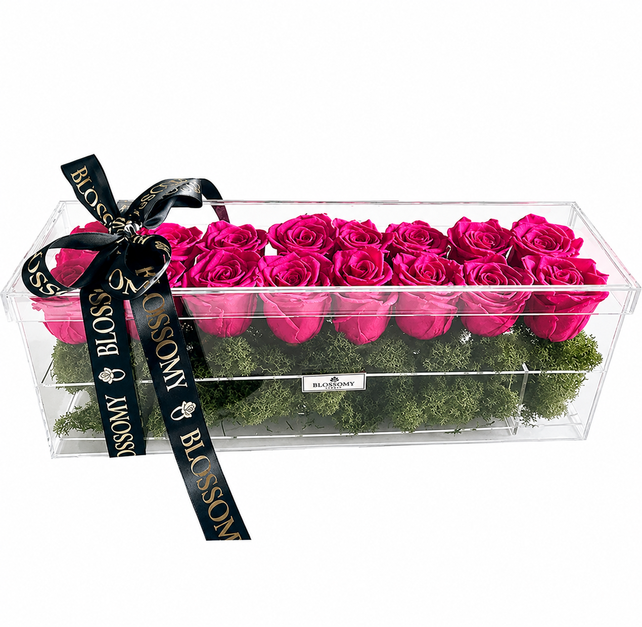 infinity rose box pink - BLOSSOMY