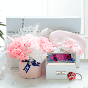 Rose Floral Serenity Hamper Set