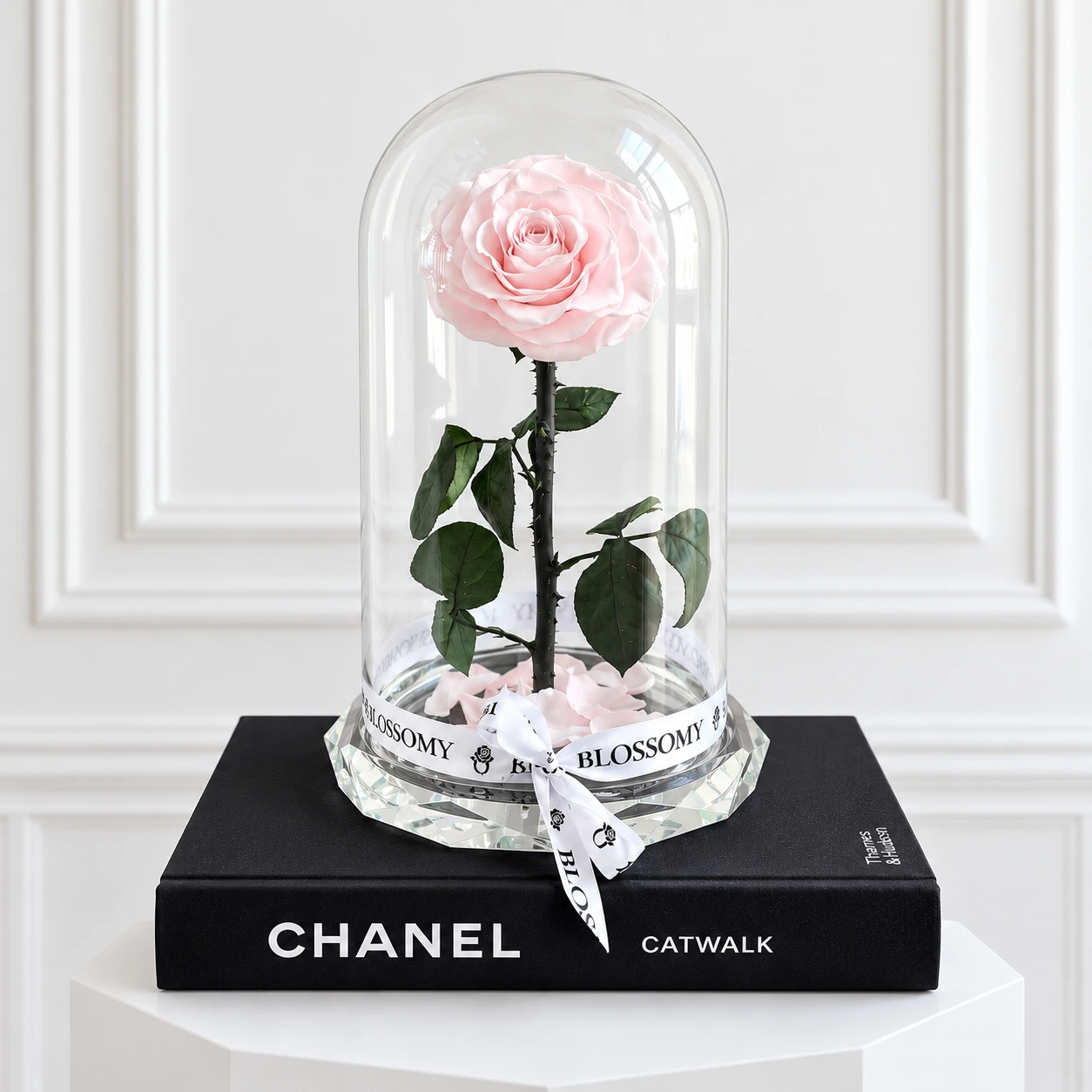 Enchanted Pink Rose Dome